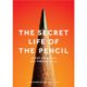 A book cover with an orange background and the words " the secret life of the pencil ".