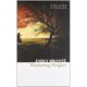 A book cover with an image of trees and sunset.