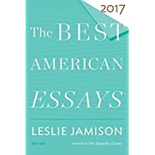 A book cover with the title of the best american essays.