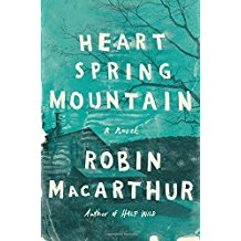 A book cover with the title of heart spring mountain.