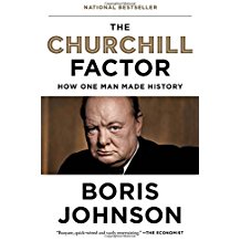 A book cover with an image of the former british prime minister.