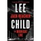 A book cover with the title of lee child 's midnight line.