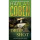 A book cover with the title of drop shot.