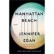 A book cover with the title manhattan beach by jennifer egan.