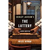 A book cover with the title of " the lottery ".