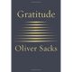 A book cover with the title gratitude by oliver sacks.