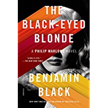 A book cover with the title of the black-eyed blonde.