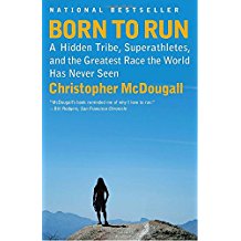 Book cover for "Born to Run" by Christopher McDougall.