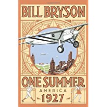 A poster of bill bryson 's one summer america 1 9 2 7.