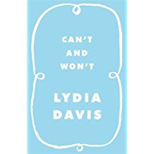 A book cover with the title of lydia davis.