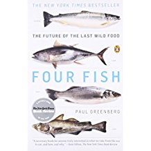 A book cover with different types of fish.