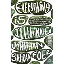 A book cover with the title of everything is illuminated.