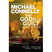 A book cover with the title of michael connelly 's novel.