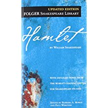 A book cover with the title of hamlet.