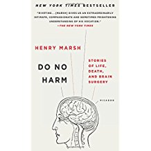 A book cover with an image of a head and the words " do no harm ".