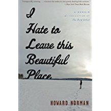 A book cover with the words " i hate to leave this beautiful place ".