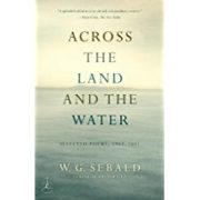 sebald image A book cover with the title across the land and the water.