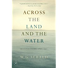 A book cover with the title across the land and the water.