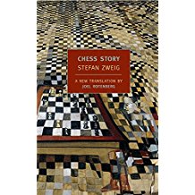 A book cover with a picture of trees and a checkered floor.