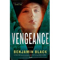 A book cover with a woman in black and white.