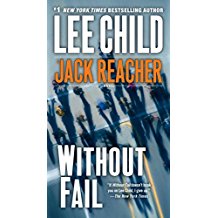 A book cover with the title of " without fail ".