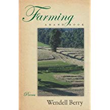 A book cover with an image of a field.