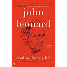 A book cover with an image of john leonard.