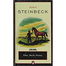 A book cover with a man and horse.