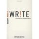 A book cover with the word " write ".