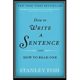 A book cover with the title how to write a sentence and how to read one.