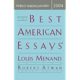 A book cover with the title of louis menand 's best american essays.