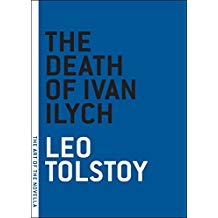 A book cover with the title of the death of ivan ilych.