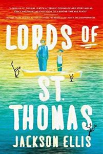 A book cover with the title of lords of st thomas.