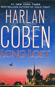 A book cover with the title of long lost.