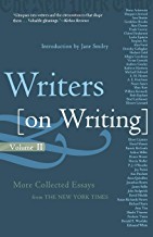 A book cover with the title of writers on writing.