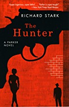 A red book cover with the title " the hunter ".