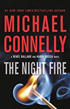 A book cover with the title of the night fire.