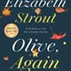 A book cover with leaves and the title of elizabeth strout 's olive, again.