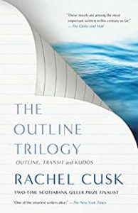 A book cover with the title of the outline trilogy.