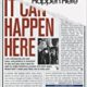 A newspaper article about the movie it can happen here.