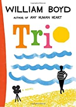 A book cover with the word trio written in colored letters.