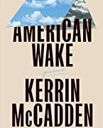 A book cover with the title of american wake.