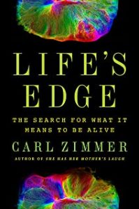 A book cover with the title of life 's edge.