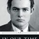 A man in suit and tie with the words " in our time " written on top of him.