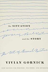 A book cover with many lines written in cursive.