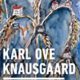 A painting of a bridge with the name karl ove knausgaard