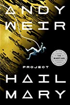 A book cover with the title of project hail.