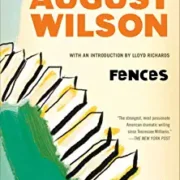 A book cover with the title of an august wilson play.