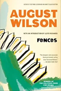 A book cover with the title of an august wilson play.