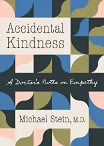 A book cover with the title accidental kindness.